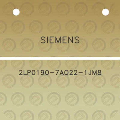 siemens-2lp0190-7aq22-1jm8