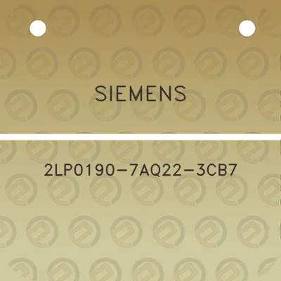 siemens-2lp0190-7aq22-3cb7