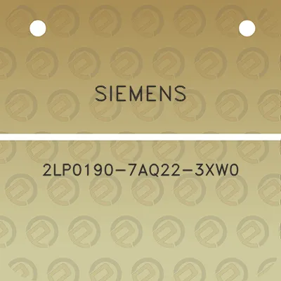 siemens-2lp0190-7aq22-3xw0