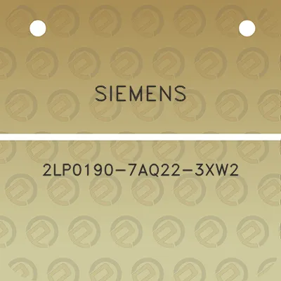 siemens-2lp0190-7aq22-3xw2