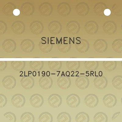 siemens-2lp0190-7aq22-5rl0