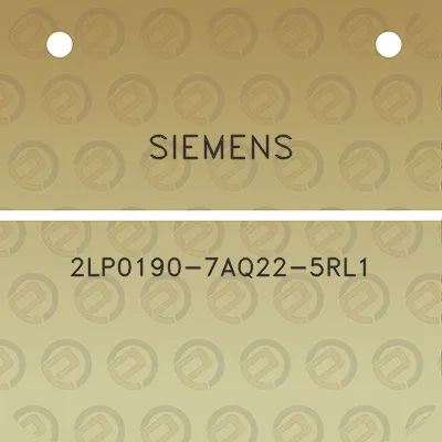 siemens-2lp0190-7aq22-5rl1