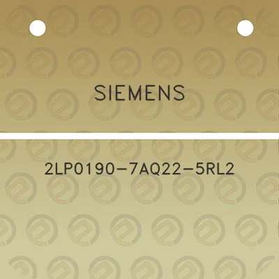 siemens-2lp0190-7aq22-5rl2