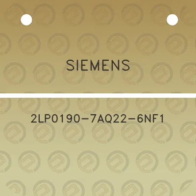 siemens-2lp0190-7aq22-6nf1