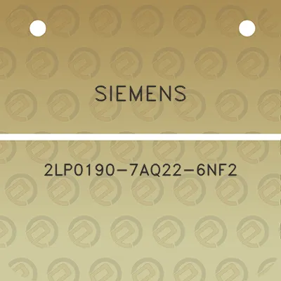 siemens-2lp0190-7aq22-6nf2