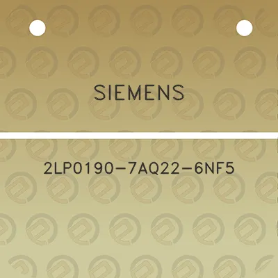 siemens-2lp0190-7aq22-6nf5