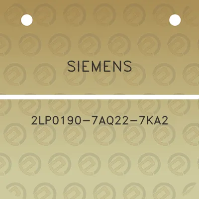 siemens-2lp0190-7aq22-7ka2