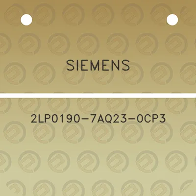 siemens-2lp0190-7aq23-0cp3