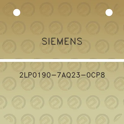 siemens-2lp0190-7aq23-0cp8