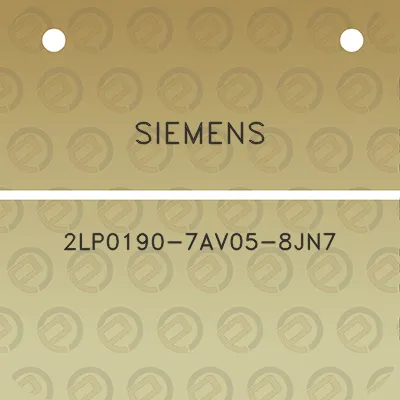 siemens-2lp0190-7av05-8jn7