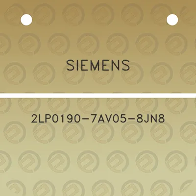 siemens-2lp0190-7av05-8jn8