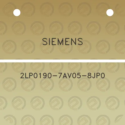 siemens-2lp0190-7av05-8jp0