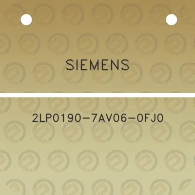 siemens-2lp0190-7av06-0fj0