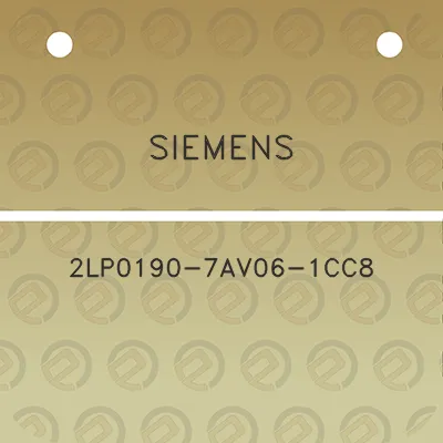 siemens-2lp0190-7av06-1cc8