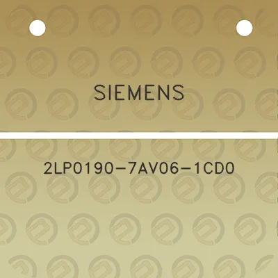 siemens-2lp0190-7av06-1cd0