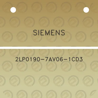 siemens-2lp0190-7av06-1cd3