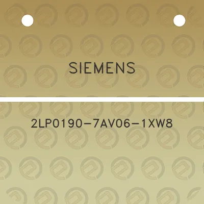 siemens-2lp0190-7av06-1xw8