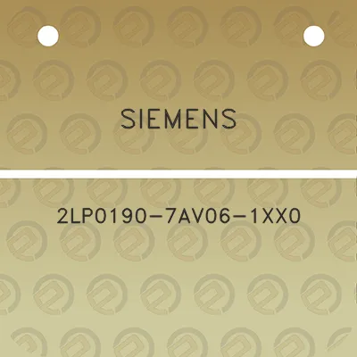 siemens-2lp0190-7av06-1xx0