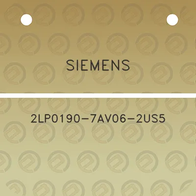 siemens-2lp0190-7av06-2us5