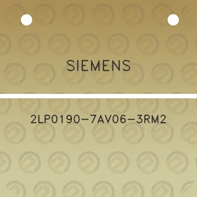 siemens-2lp0190-7av06-3rm2