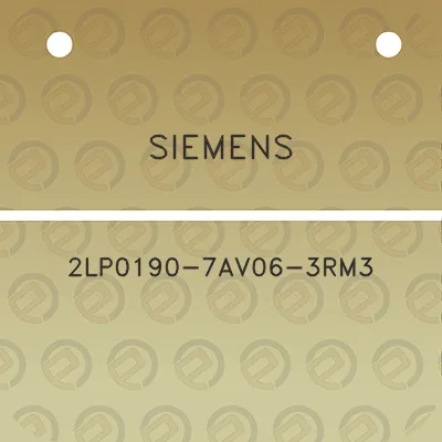 siemens-2lp0190-7av06-3rm3