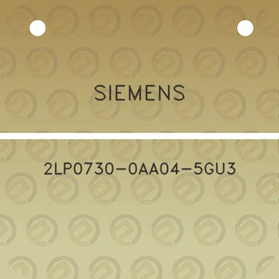 siemens-2lp0730-0aa04-5gu3