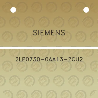 siemens-2lp0730-0aa13-2cu2