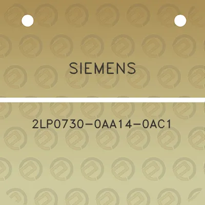 siemens-2lp0730-0aa14-0ac1