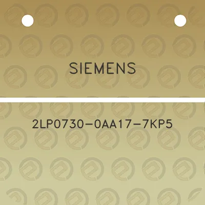 siemens-2lp0730-0aa17-7kp5