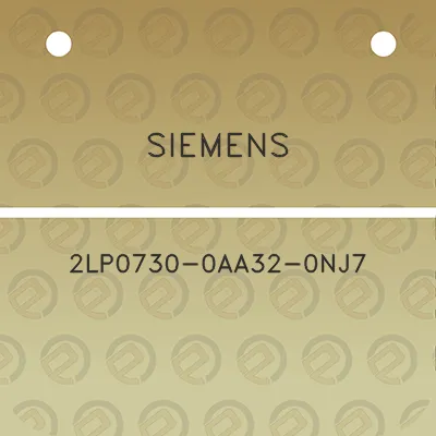 siemens-2lp0730-0aa32-0nj7