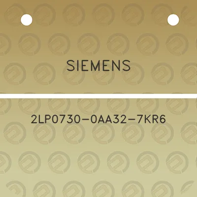 siemens-2lp0730-0aa32-7kr6