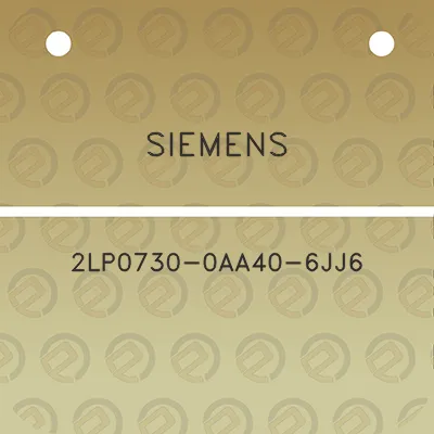 siemens-2lp0730-0aa40-6jj6