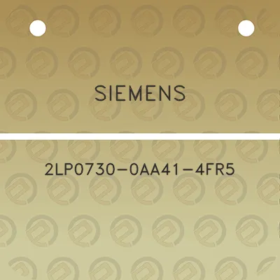 siemens-2lp0730-0aa41-4fr5