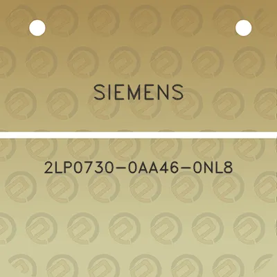 siemens-2lp0730-0aa46-0nl8