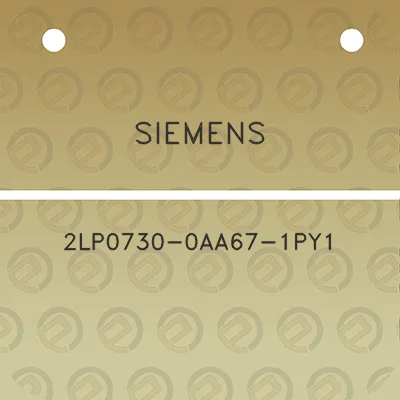 siemens-2lp0730-0aa67-1py1