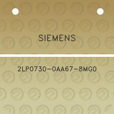 siemens-2lp0730-0aa67-8mg0