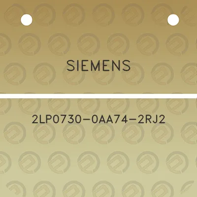 siemens-2lp0730-0aa74-2rj2