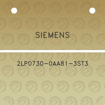 siemens-2lp0730-0aa81-3st3