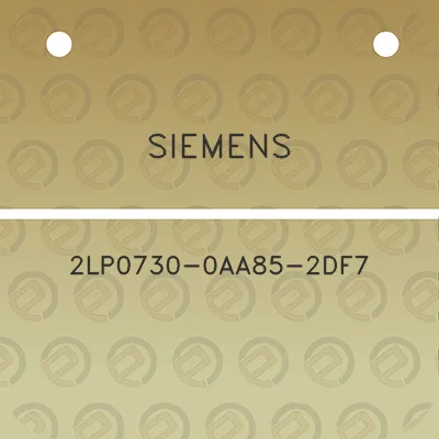 siemens-2lp0730-0aa85-2df7