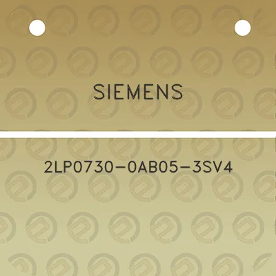 siemens-2lp0730-0ab05-3sv4