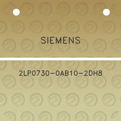 siemens-2lp0730-0ab10-2dh8