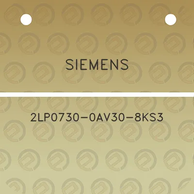 siemens-2lp0730-0av30-8ks3