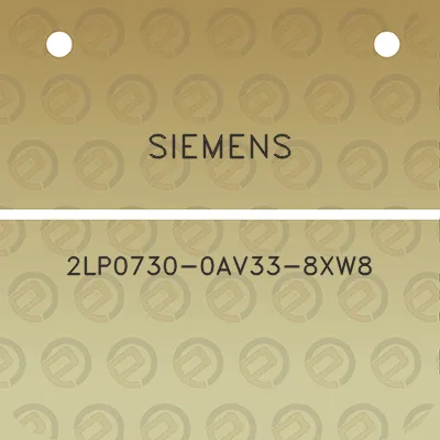 siemens-2lp0730-0av33-8xw8