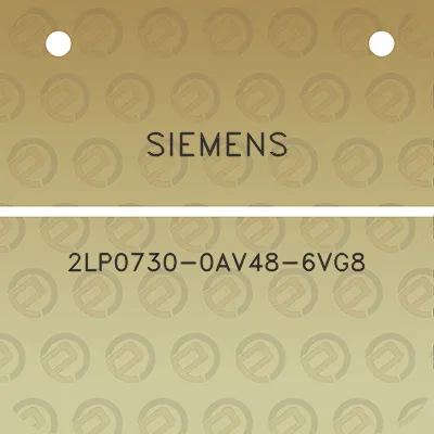 siemens-2lp0730-0av48-6vg8