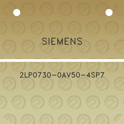 siemens-2lp0730-0av50-4sp7