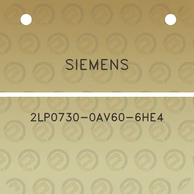 siemens-2lp0730-0av60-6he4