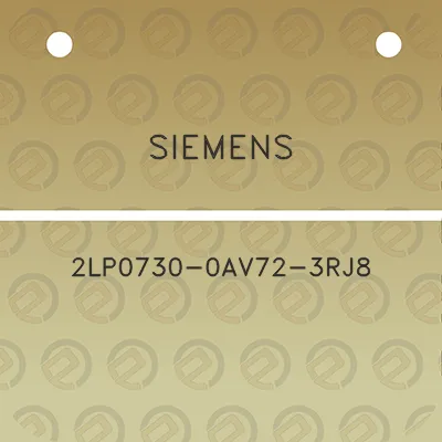 siemens-2lp0730-0av72-3rj8