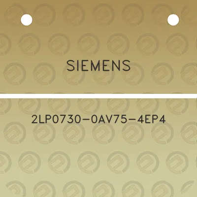 siemens-2lp0730-0av75-4ep4