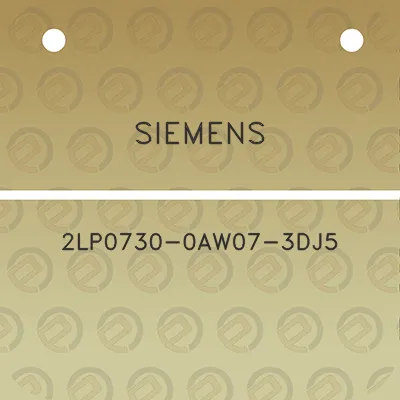 siemens-2lp0730-0aw07-3dj5