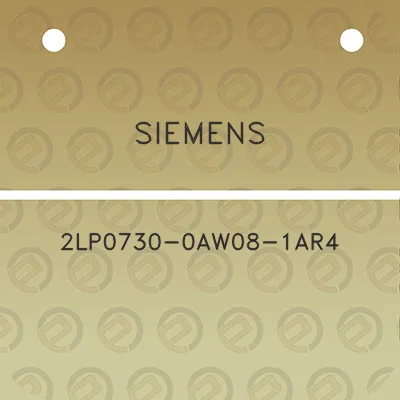 siemens-2lp0730-0aw08-1ar4